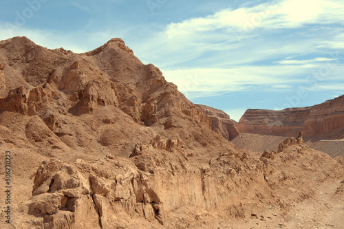 Desert rocks in the Atacama desert