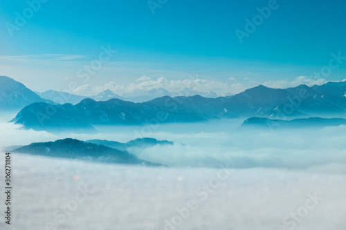 Landscape background, Mountains and winter space for your text © Sebastian Duda