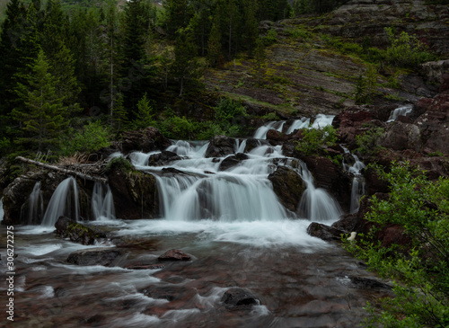 Low Angle of Redrock Falls