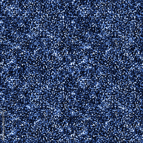 Seamless Glitter Pattern in Winter Blue