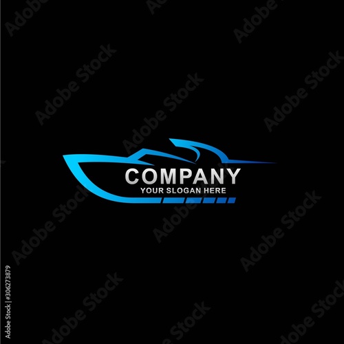 ship logo accompanied word placement
