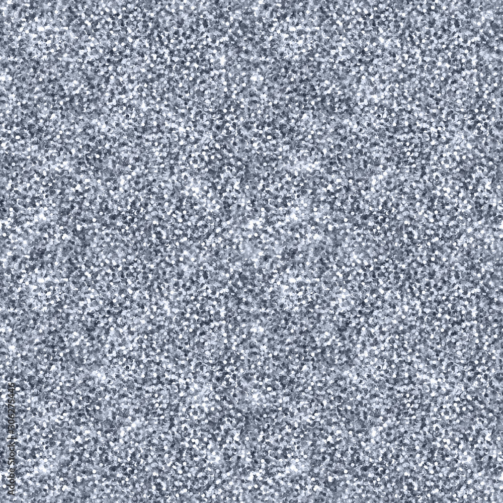 Seamless Glitter Pattern in Light Winter Silver