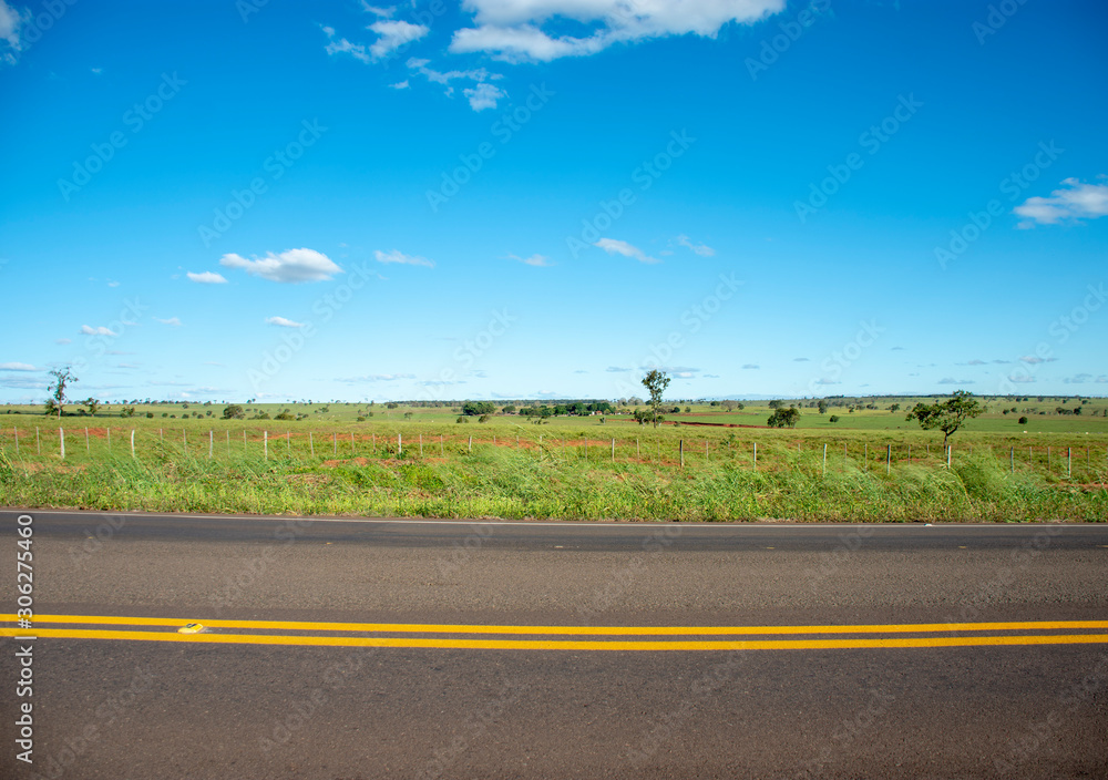 Fototapeta premium State road - highway