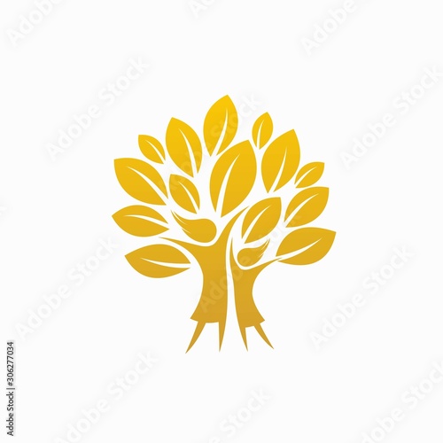 tree of life logo that formed two women