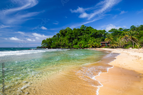 The beautiful Red Frog Beach, Bocas del Toro, Panama