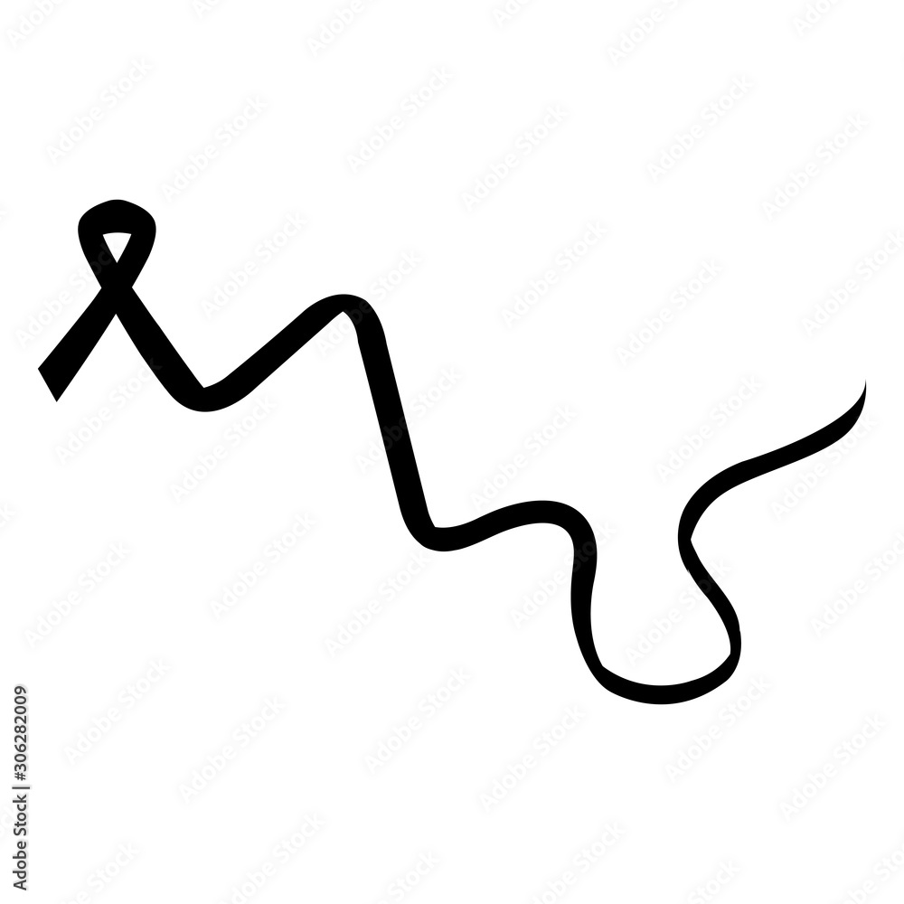 silhouette of ribbon campaign isolated icon vector illustration design silhouette of ribbon campaign isolated icon vector illustration design