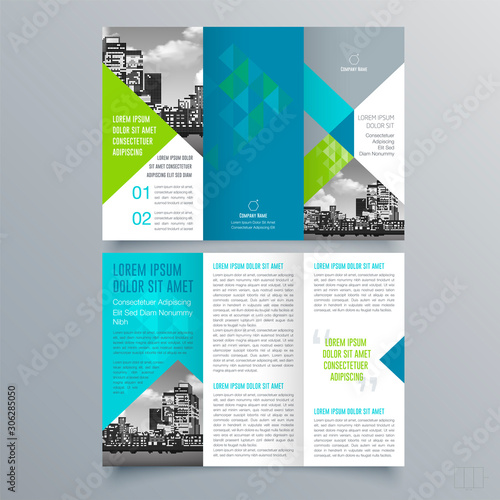 Brochure design, brochure template, creative tri-fold, trend brochure