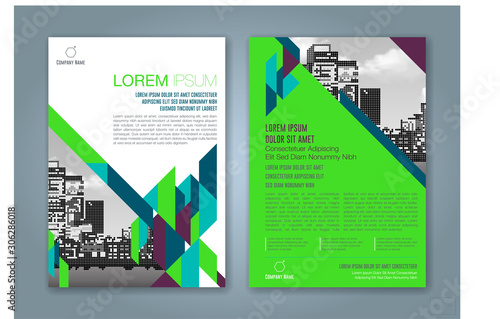 Abstract minimal geometric background for business annual report book cover brochure flyer poster