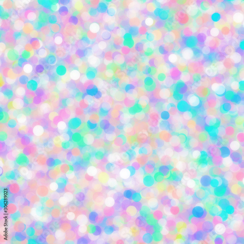Abstract Pastel Confetti Bokeh Background