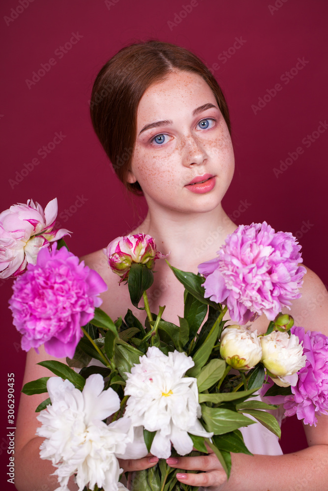 Portrait close up of young beautiful girl Portrait close up of young beautiful girl