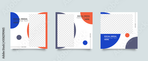 Editable simple corporate posts, square design ads for banners, Promotion bloggers, designers, shop owners, entrepreneurs and businesses. Social media template.	
