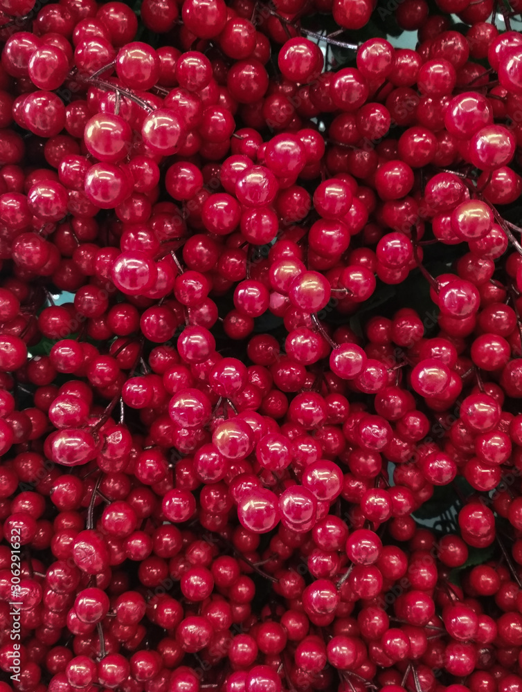 small shiny red balls background small shiny red balls background