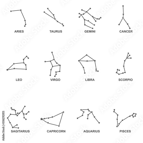 zodiac icon vector design symbol
