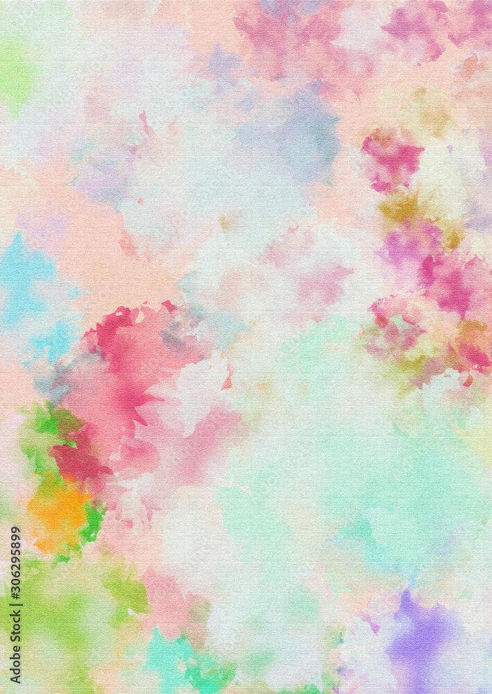 Dreamy abstract watercolor painting background