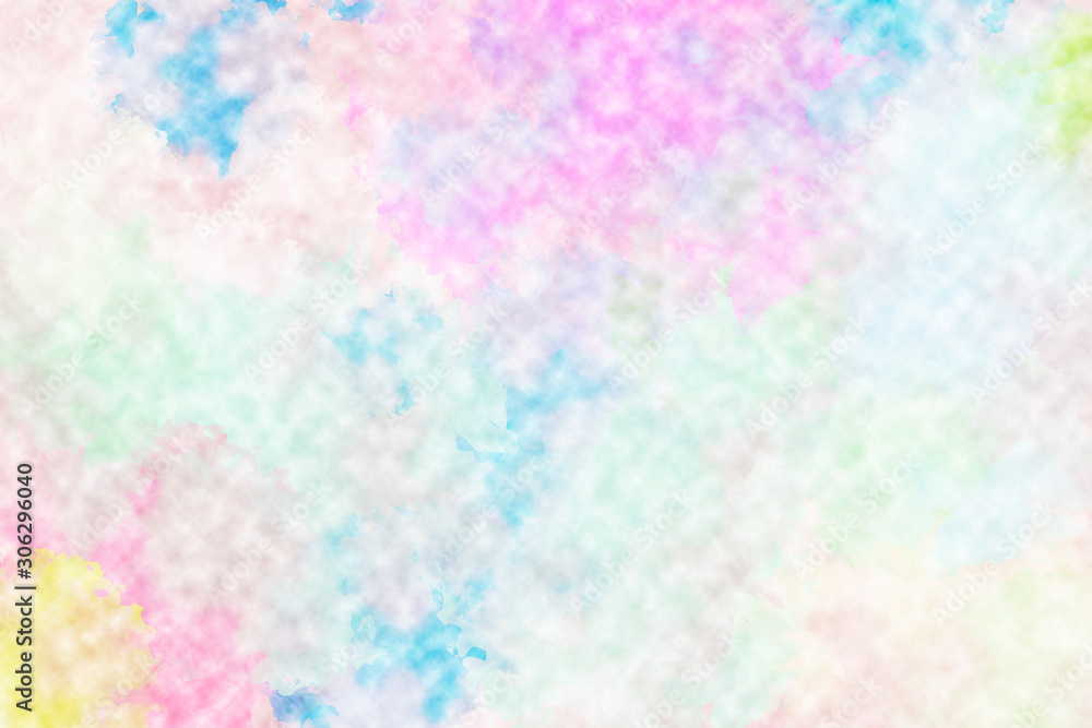 Dreamy abstract watercolor painting background