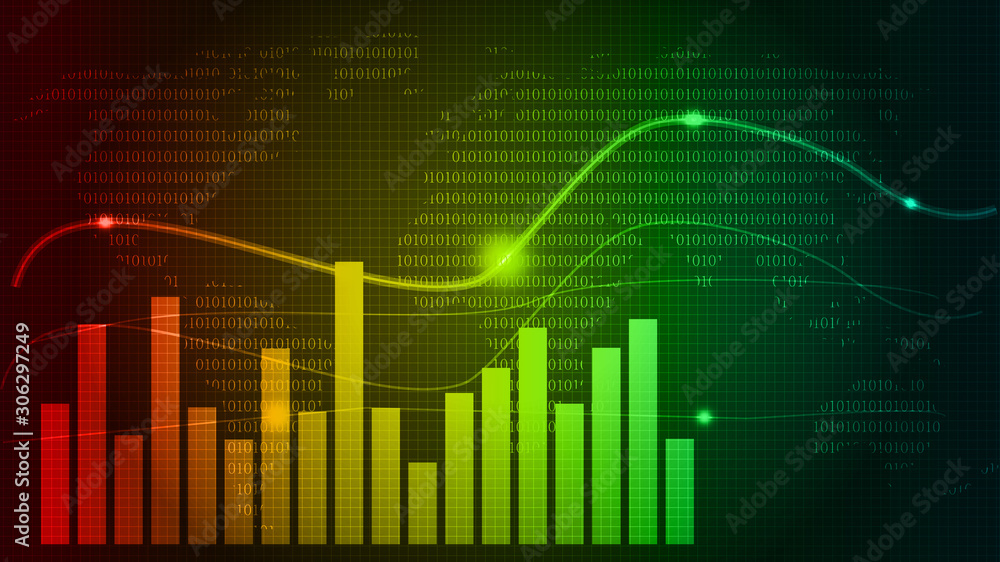 Financial stock market chart technology abstract background Financial stock market chart technology abstract background