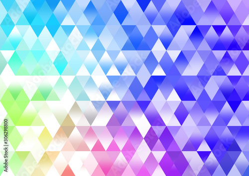Blue geometric abstract background