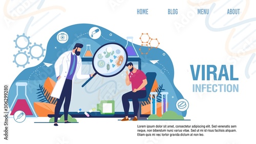 Medical Viral Infection Treatment Landing Page