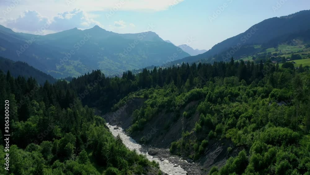 Aerial view over the Swiss Alps - beautiful Switzerland from above - aerial photography Aerial view over the Swiss Alps - beautiful Switzerland from above - aerial photography