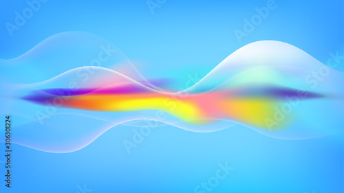 Speaking sound wave illustration vector background