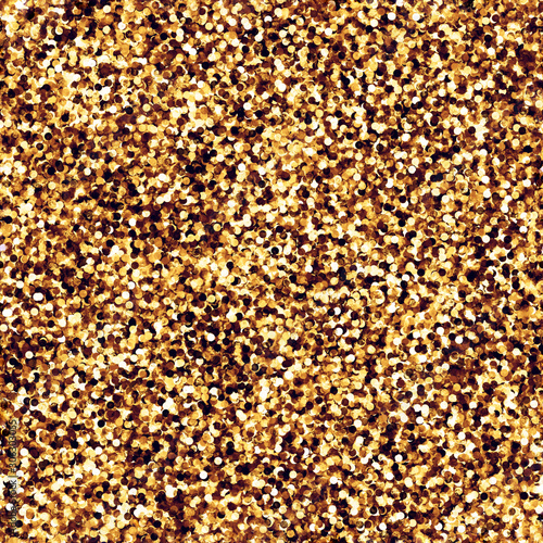 Bronze Gold Glitter Seamless Pattern