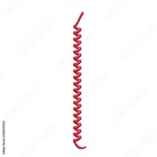 Cable coil icon. Cartoon of cable coil vector icon for web design isolated on white background