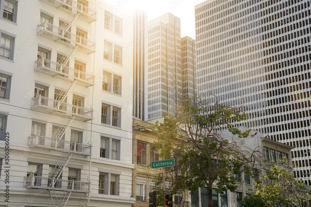 Obraz premium San Francisco Financial District, August 2019