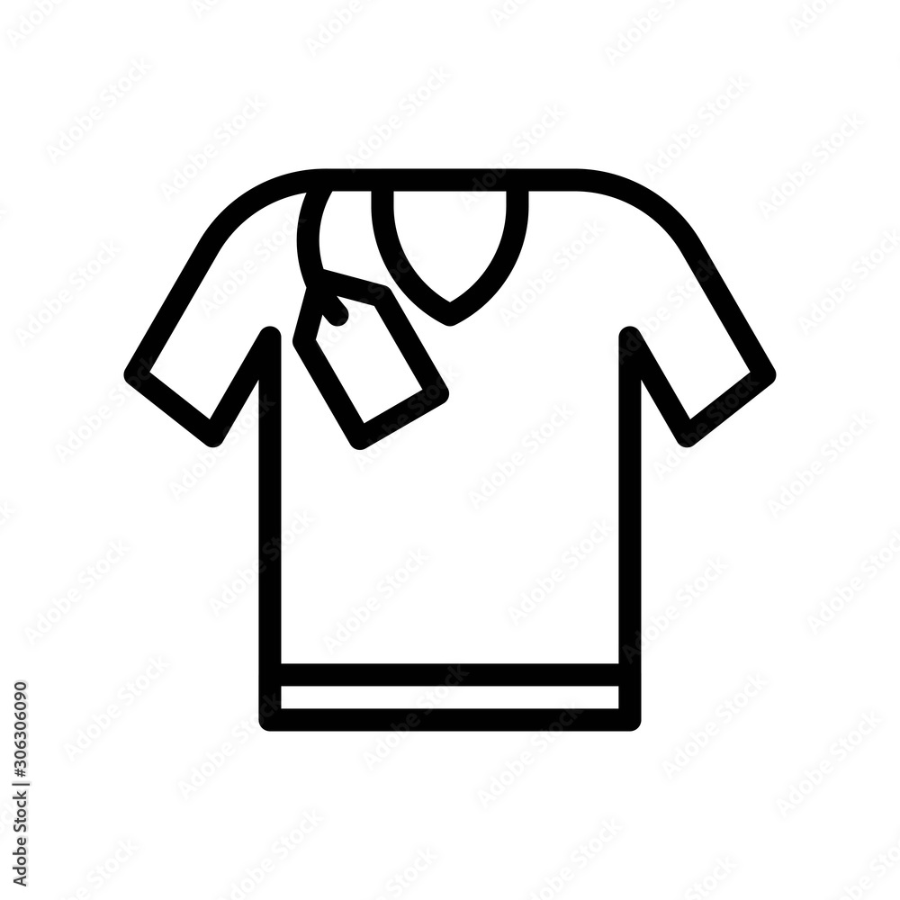 Shirt vector, Black friday related line icon Shirt vector, Black friday related line icon