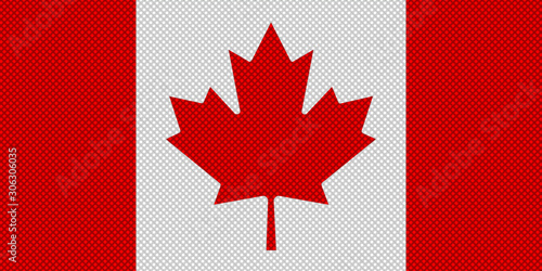 flag of canada. vector background