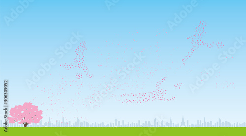 サクラのサッカープレーヤー