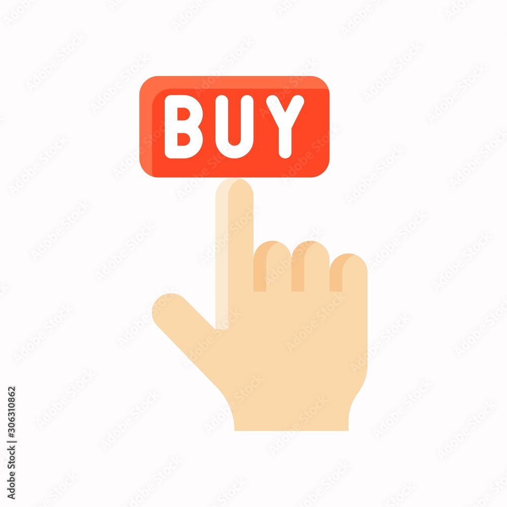 Buy vector, Black friday related flat icon Buy vector, Black friday related flat icon