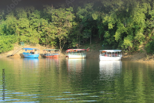 boats on river
