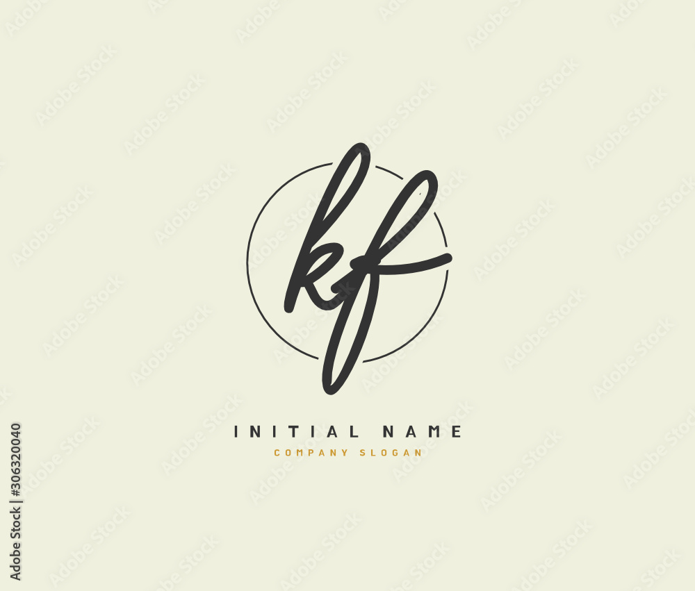 K F KF Beauty vector initial logo, handwriting logo of initial signature, wedding, fashion, jewerly, boutique, floral and botanical with creative template for any company or business. K F KF Beauty vector initial logo, handwriting logo of initial signature, wedding, fashion, jewerly, boutique, floral and botanical with creative template for any company or business.