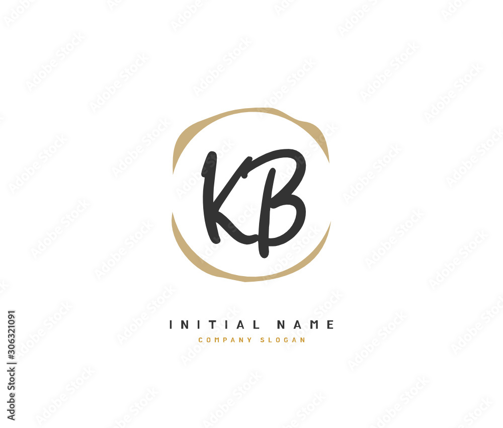 K B KB Beauty vector initial logo, handwriting logo of initial signature, wedding, fashion, jewerly, boutique, floral and botanical with creative template for any company or business. K B KB Beauty vector initial logo, handwriting logo of initial signature, wedding, fashion, jewerly, boutique, floral and botanical with creative template for any company or business.