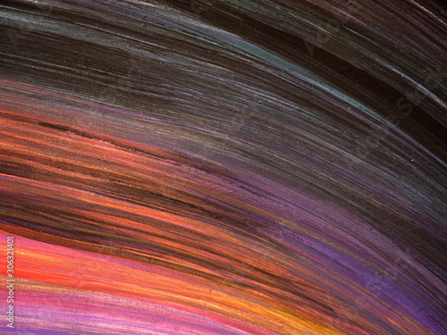Colorful lines painting abstract background with texture.