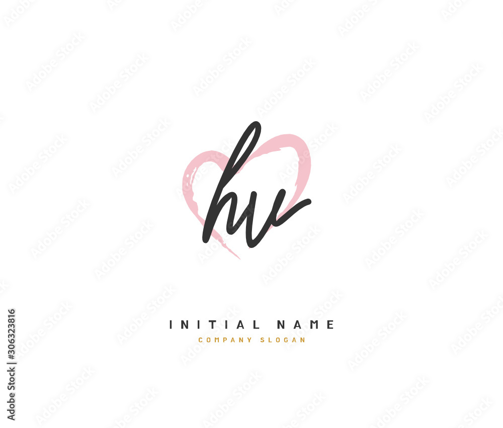 H V HV Beauty vector initial logo, handwriting logo of initial signature, wedding, fashion, jewerly, boutique, floral and botanical with creative template for any company or business. H V HV Beauty vector initial logo, handwriting logo of initial signature, wedding, fashion, jewerly, boutique, floral and botanical with creative template for any company or business.