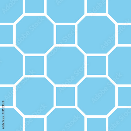 design hexagon and square background seamless pattern vector
