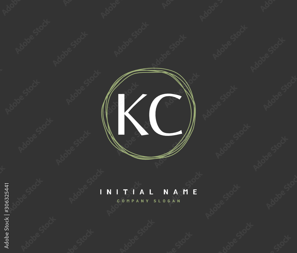 K C KC Beauty vector initial logo, handwriting logo of initial signature, wedding, fashion, jewerly, boutique, floral and botanical with creative template for any company or business. K C KC Beauty vector initial logo, handwriting logo of initial signature, wedding, fashion, jewerly, boutique, floral and botanical with creative template for any company or business.