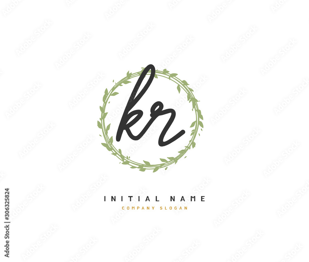 K R KR Beauty vector initial logo, handwriting logo of initial signature, wedding, fashion, jewerly, boutique, floral and botanical with creative template for any company or business. K R KR Beauty vector initial logo, handwriting logo of initial signature, wedding, fashion, jewerly, boutique, floral and botanical with creative template for any company or business.