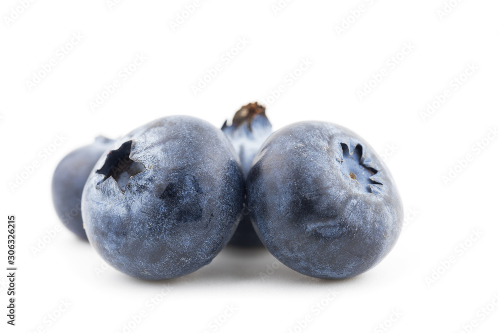 blueberries isolated on white background blueberries isolated on white background