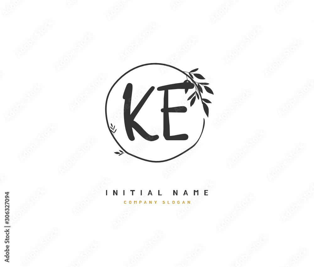 K E KE Beauty vector initial logo, handwriting logo of initial signature, wedding, fashion, jewerly, boutique, floral and botanical with creative template for any company or business. K E KE Beauty vector initial logo, handwriting logo of initial signature, wedding, fashion, jewerly, boutique, floral and botanical with creative template for any company or business.