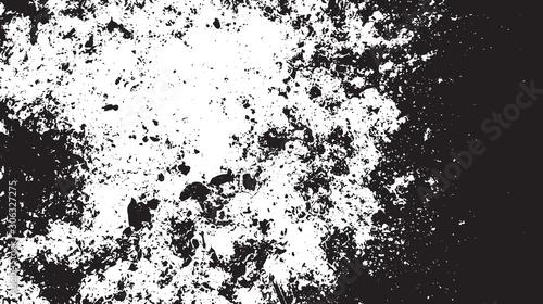 Black and white vintage grunge futuristic background. Suitable to create unique overlay textures with the effect of scratching, breaking, antiquity and old materials.