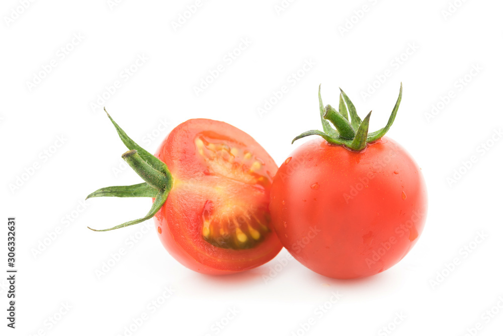 fresh tomato isolated on white background fresh tomato isolated on white background