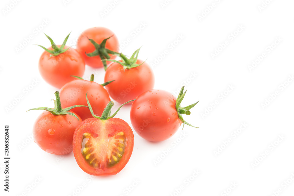 fresh tomato isolated on white background fresh tomato isolated on white background