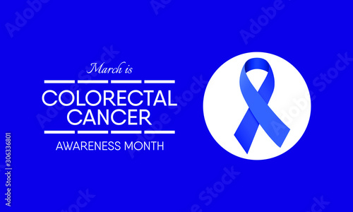 Vector illustration on the theme of Colorectal Cancer awareness month of March.