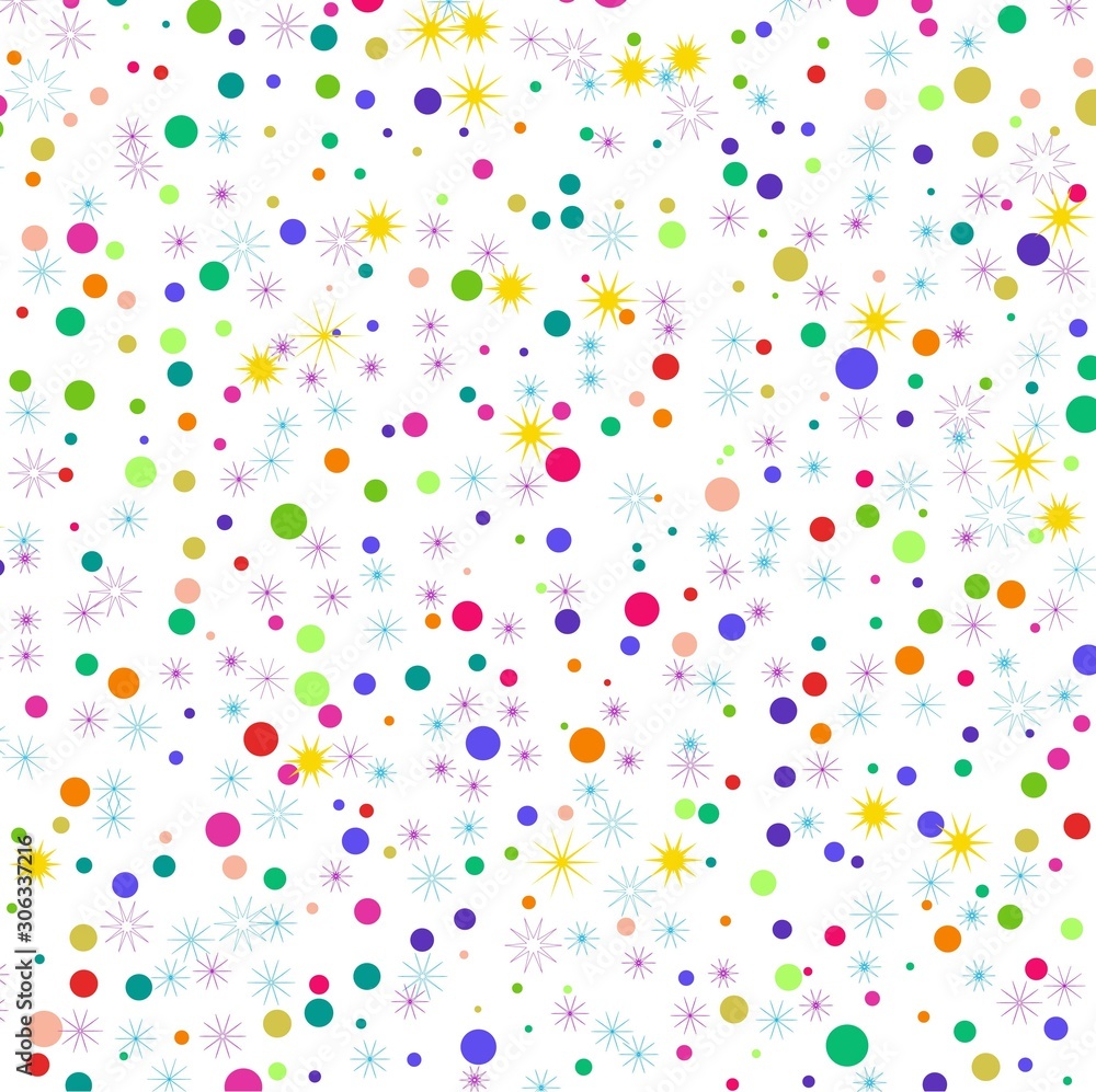 Fototapeta tło z kolorowym konfetti