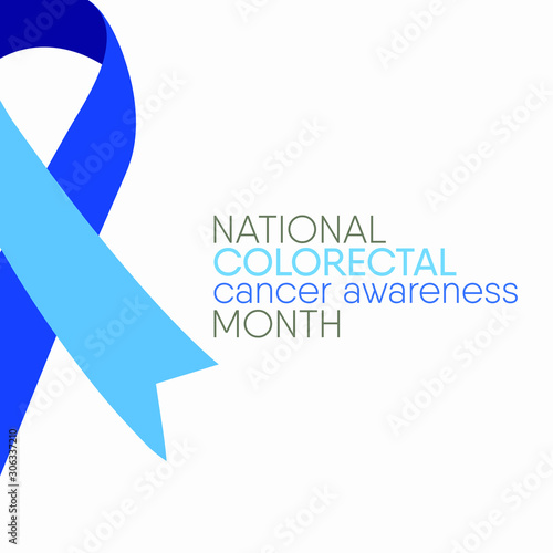 Vector illustration on the theme of Colorectal Cancer awareness month of March.