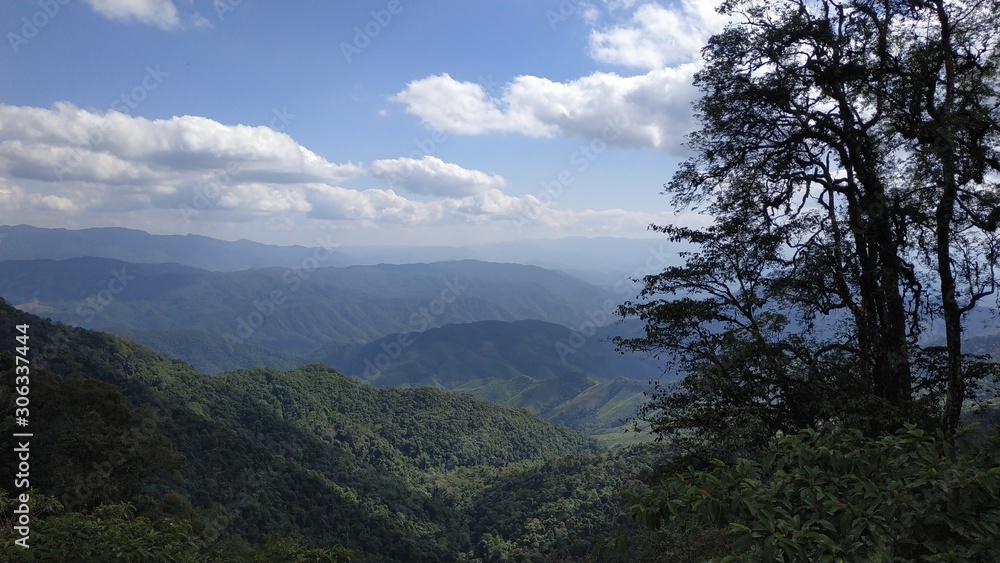 view of mountains