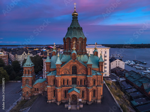 Finland aerial view