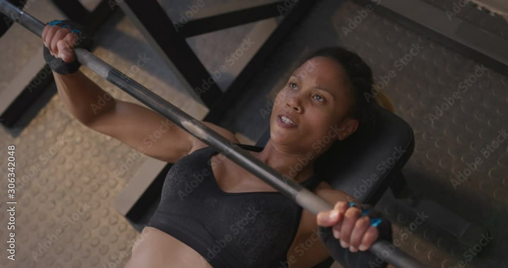 Cross training at a gym Cross training at a gym